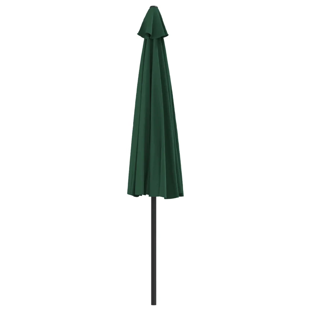 Ombrellone da Balcone-Ombrello da giardino Palo in Alluminio Verde 300x155 cm a Met¨¤