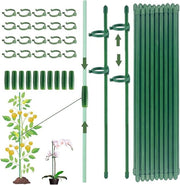 Supporto per fiori 90 pezzi per orchidee fiori da appartamento - Sostegno per piante a staffa aiuto scalare - Stelo di sostegno per fiori - Supporto per fiori - Sostegno per piante