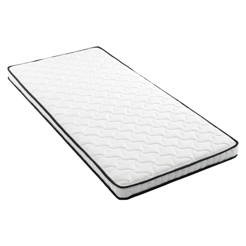 Materasso a molle insacchettate ergonomico bianco 90x200 cm