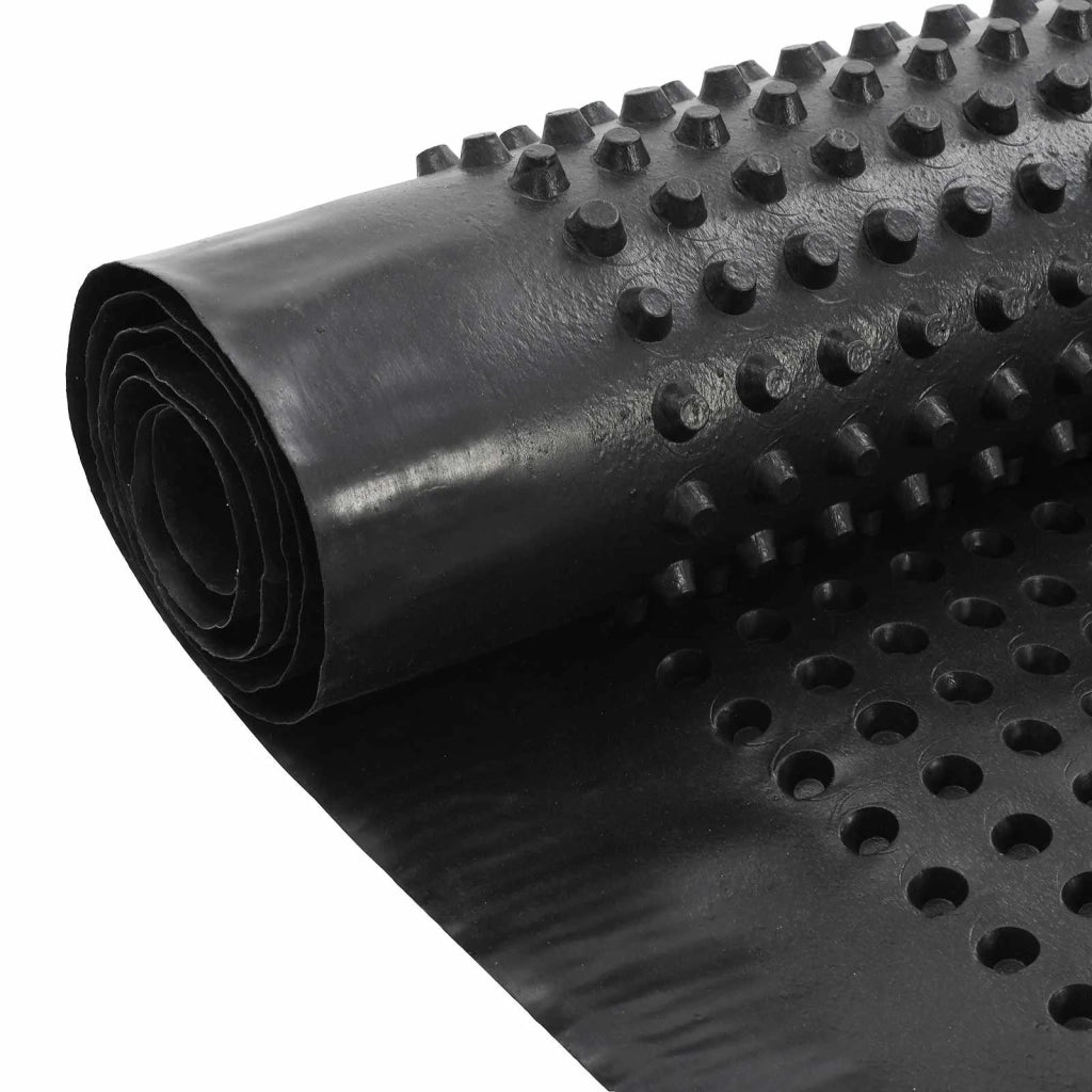 Foglio di drenaggio stampato Nero 1 x 20 m HDPE CFW5473534