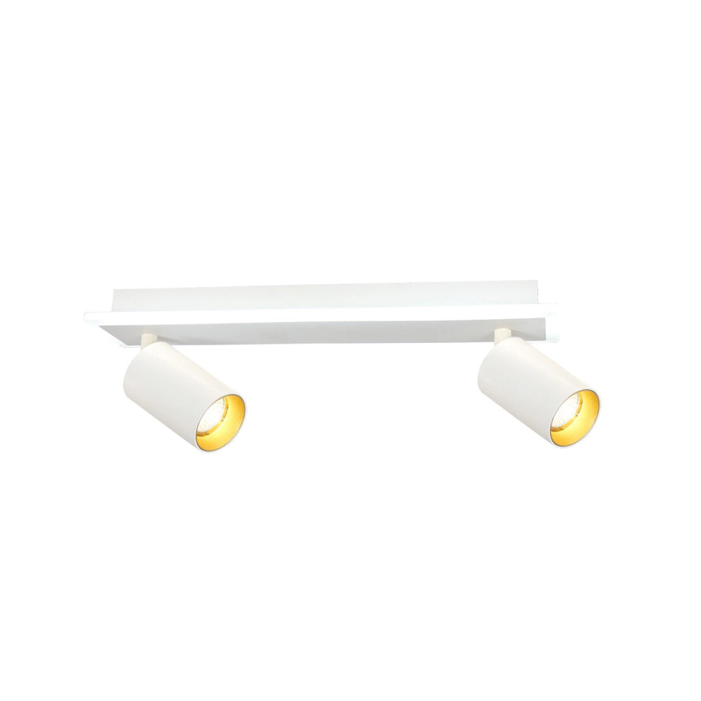 Plafoniera moderna bianca 40cm 2xGU10 LED CCT PARMA
