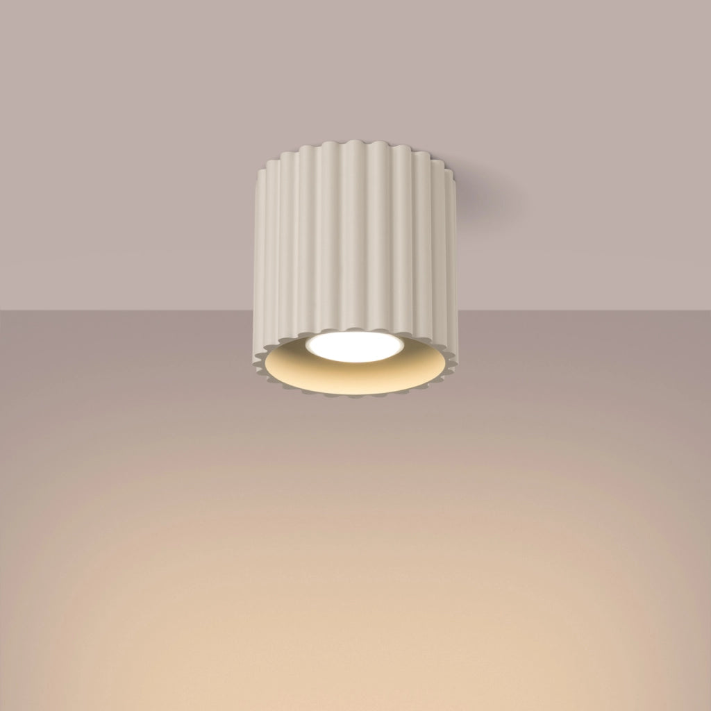 Lampada da soffitto AURA 1 beige GU10