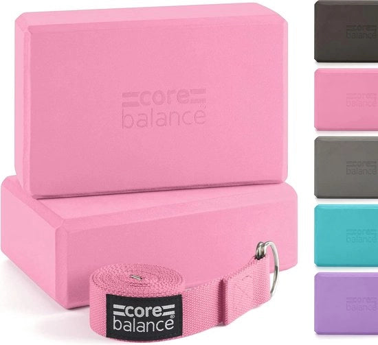 Set di Blocco Yoga con D-Ring Yogariem - Ideale per Supporto e Flessibilità
