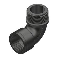 GOMITO FILETTATO A 90  ° MASCHIO-FEMMINA- 1/2- PLASS- pezzi 1