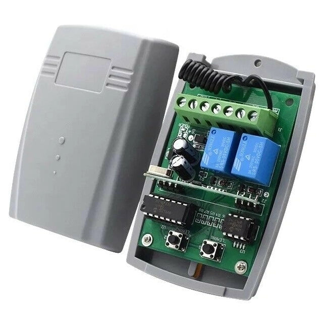 RICEVENTE 2 CANALI 12 24V RX2N-BOX COMPATIBILE CON CAME 433 MHZ RICAMBIO