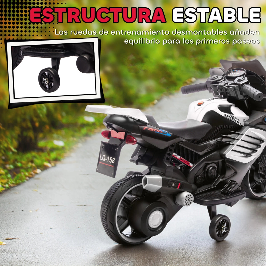 Moto Elettrica Bambini ¨C zephmum ¨C Bianco