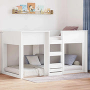Letto a Castello per Bambini Bianco 80 x 200 cm