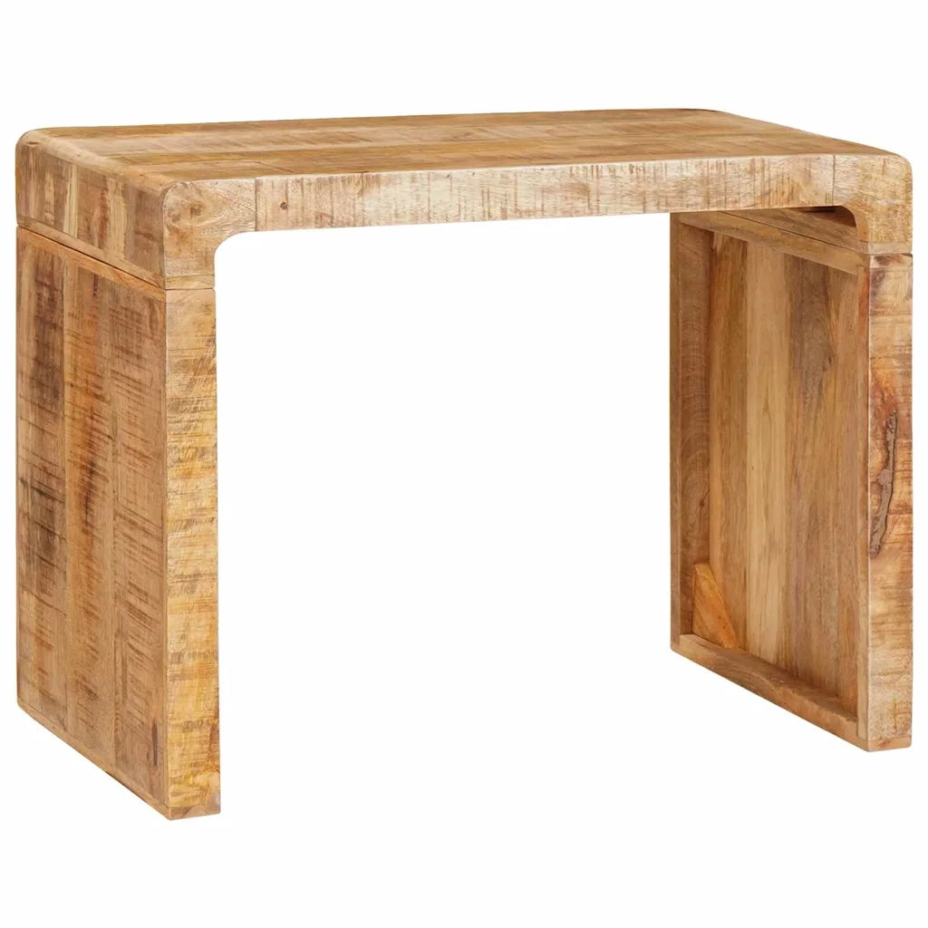 Tavolino-Tavolino da soggiorno-Tavolo Marrone 60 x 35 x 45 cm legno massello di mango