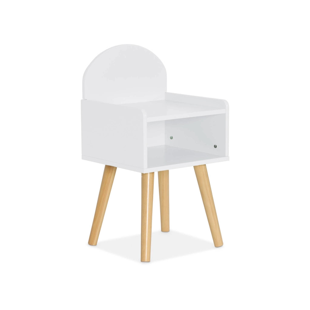 Comodino per bambini, bianco