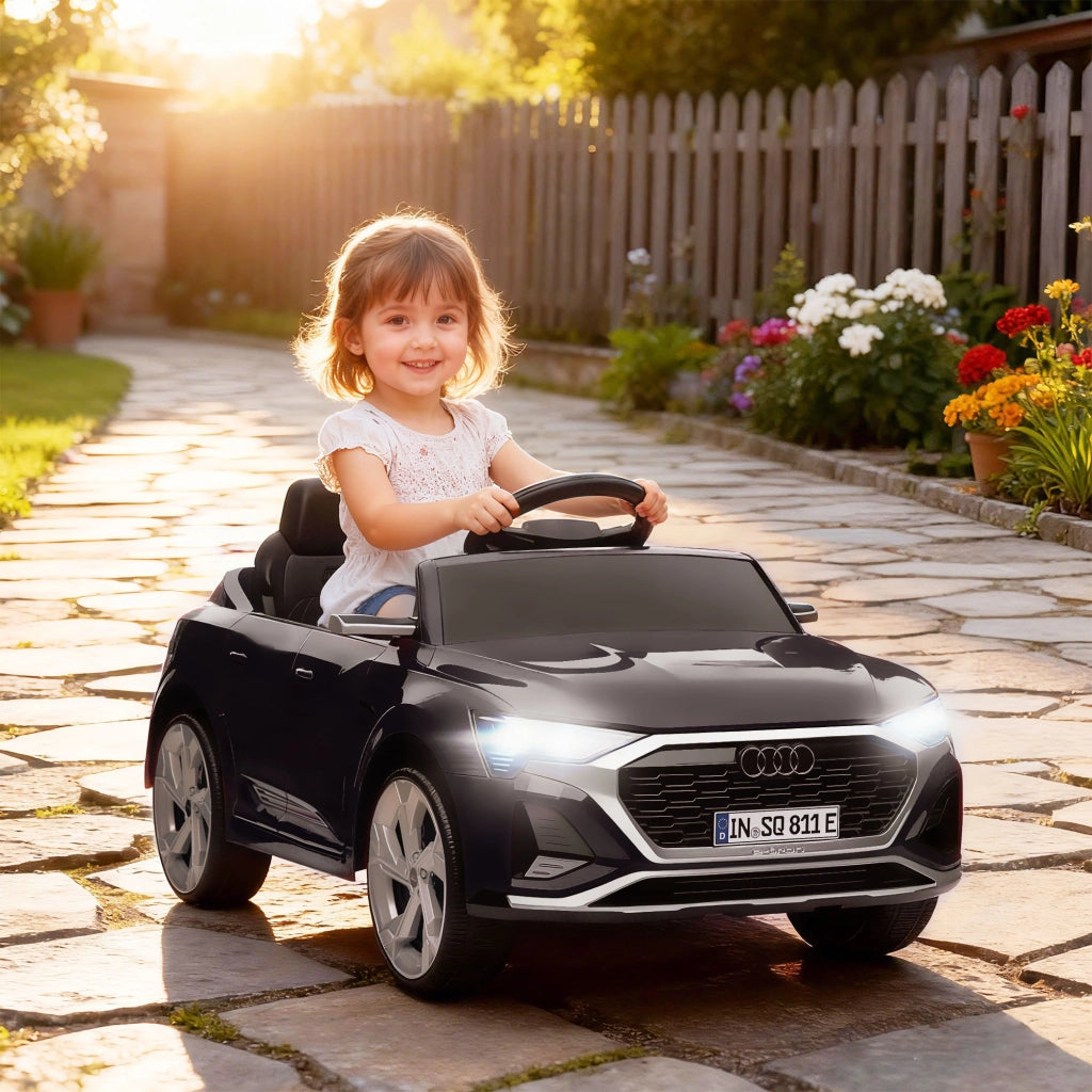 Auto Elettrica per Bambini Audi Q8 12V ¨C Xylo ¨C Nero con Telecomando e LED