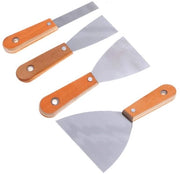 Schraper per Pareti 4 in 1 - Olio per Pennelli - Pennello per Smaltimento - Materiale R.S./Legno - Maniglia Ergonomica - Utilizzo Multifunzionale - Raschietto per Vernici