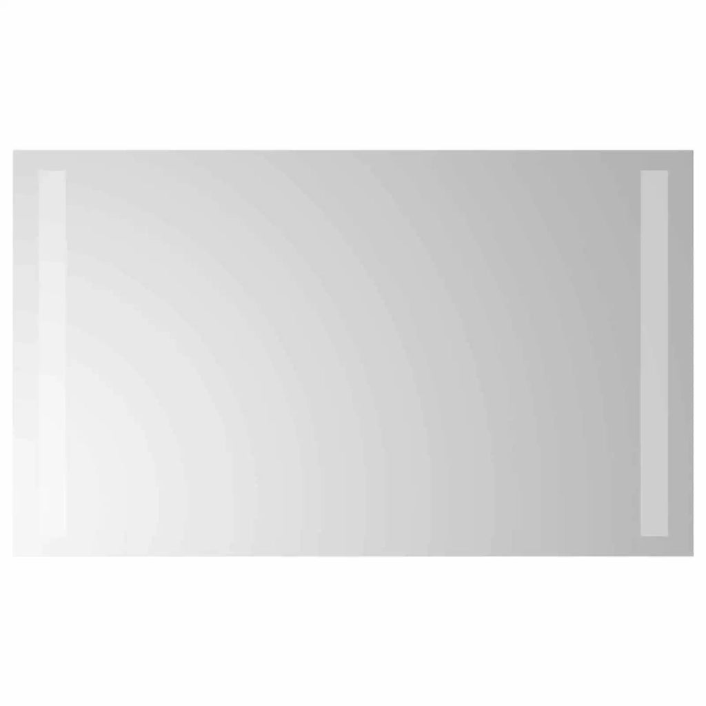 Specchio da bagno LED Trasparente 60 x 30 cm vetro temperato 42045793
