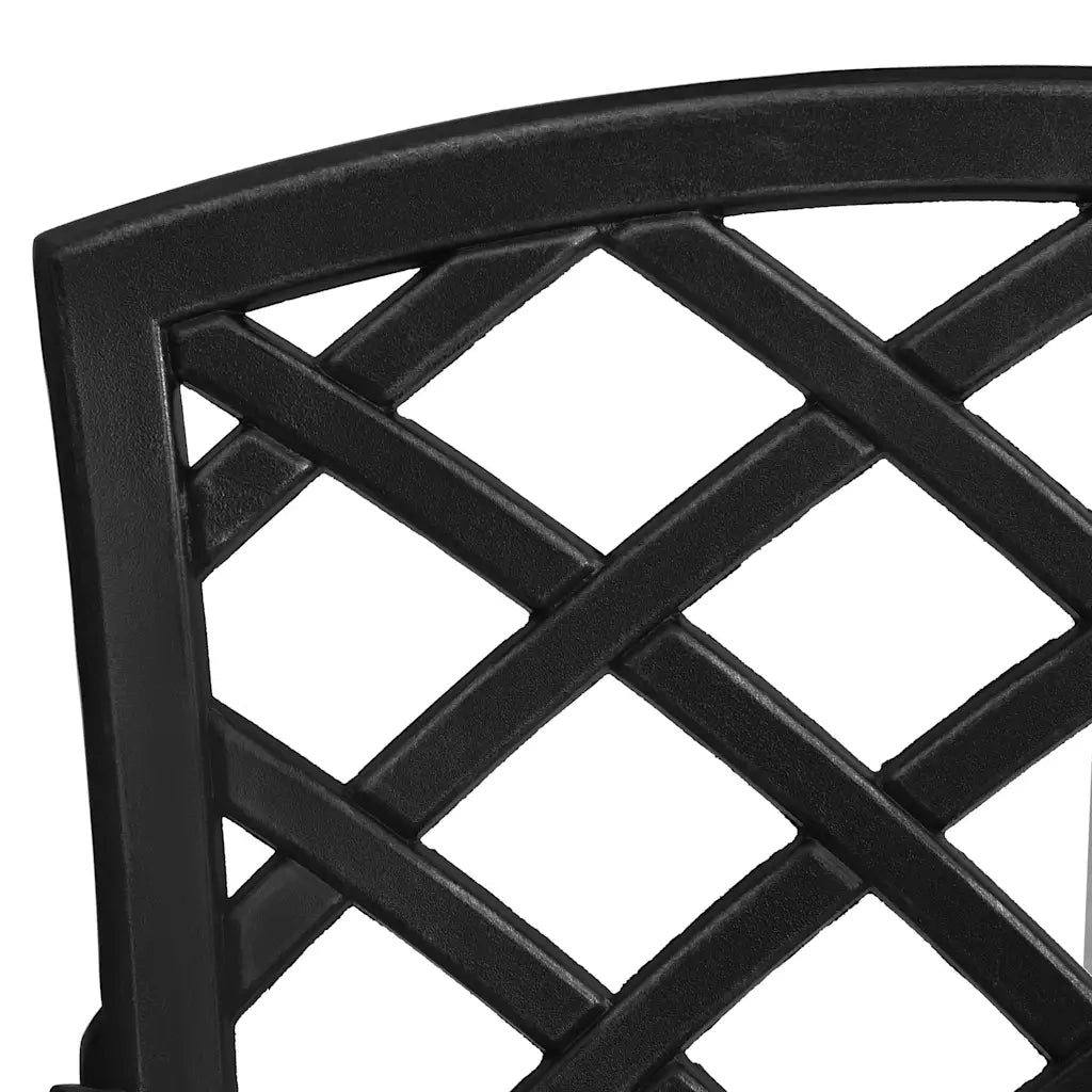 Set da Bistrot 5 pz in Alluminio Pressofuso Nero 3070614