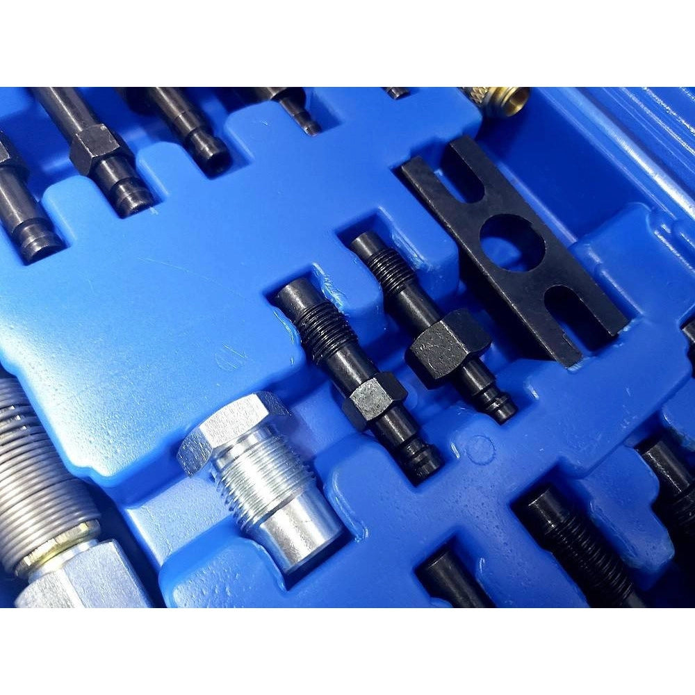 Trade Shop - Kit 15 Pezzi Tester Compressione Motori Diesel Prova Compressione -