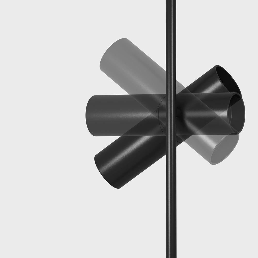 Plafoniera Maytoni Elti nera 2xGU10 77 cm alluminio