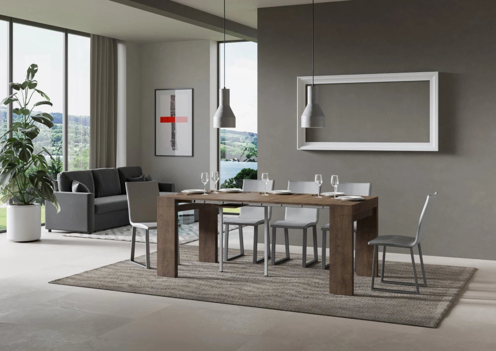 Consolle allungabile 90x40/300 cm Roxel Noce