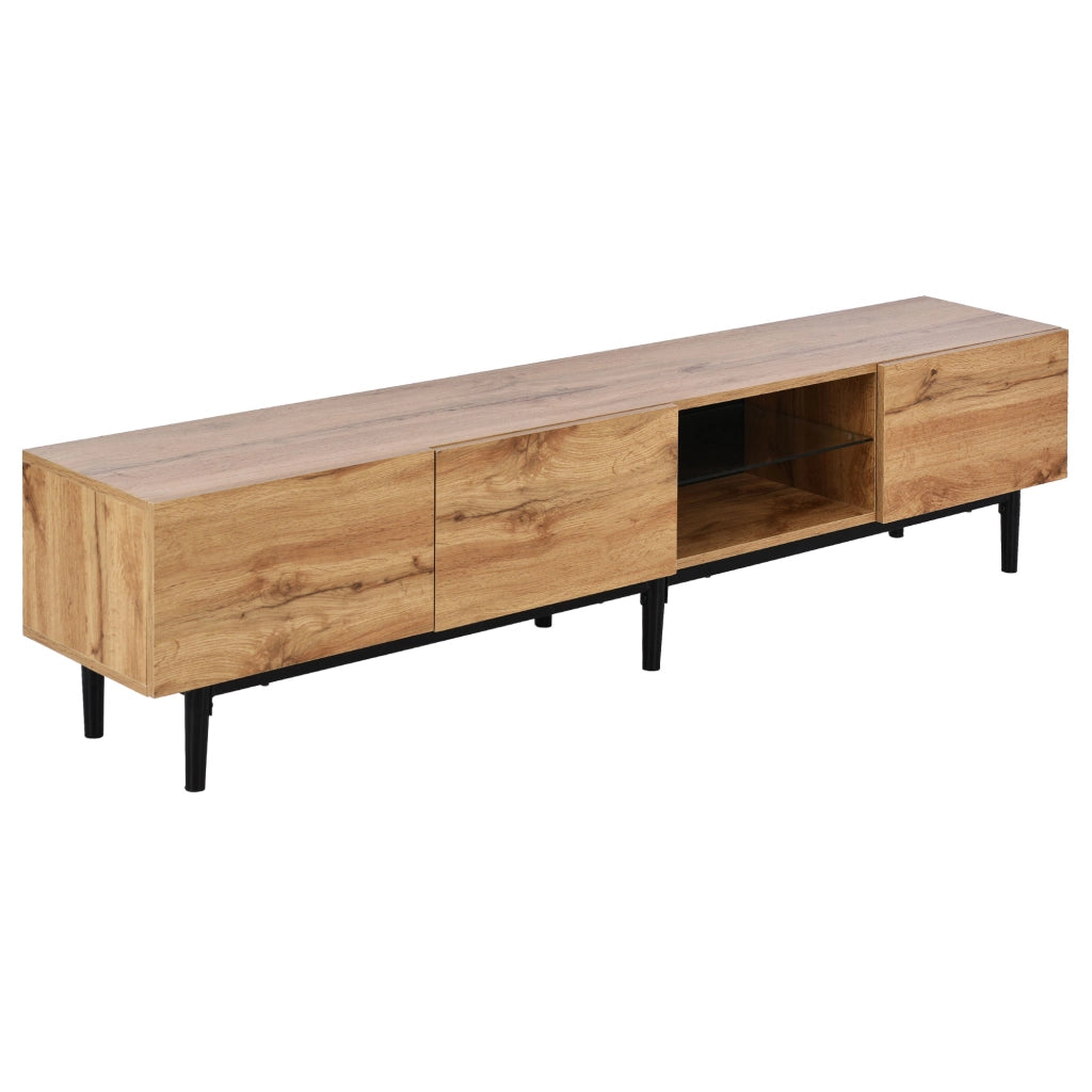 Mobile TV con LED ¨C MINIMAL ¨C Legno, 175x31x41 cm