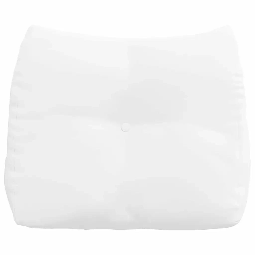 Cuscino per Schiena Bianco 60 x 24 x 50 cm Tessuto 42014394