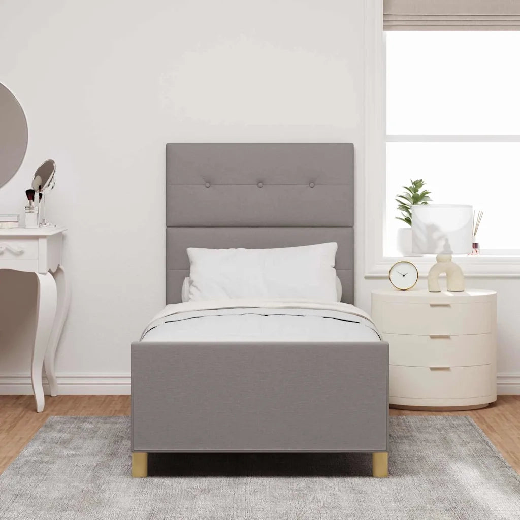 Struttura del letto con testiera Talpa 80 x 200 cm Tessuto