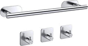 Set di Asciugamani per Bagno in Acciaio Inossidabile - 5 pezzi - Nero