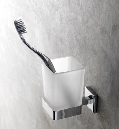 Porta Bicchiere Nook Cromo/Satinato - Capannoli