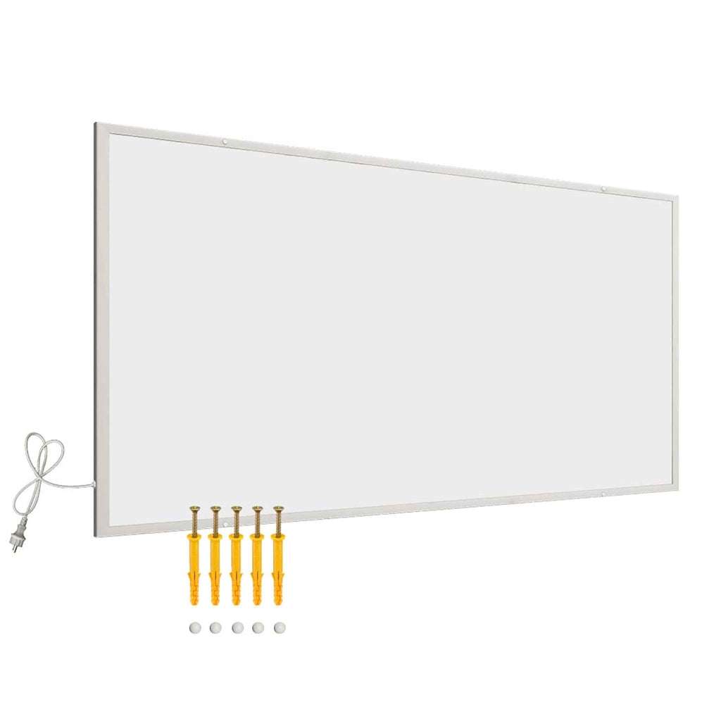Pannello radiante a infrarossi 1050W 1220x920x15 mm, Pannello elettrico per riscaldamento IR
