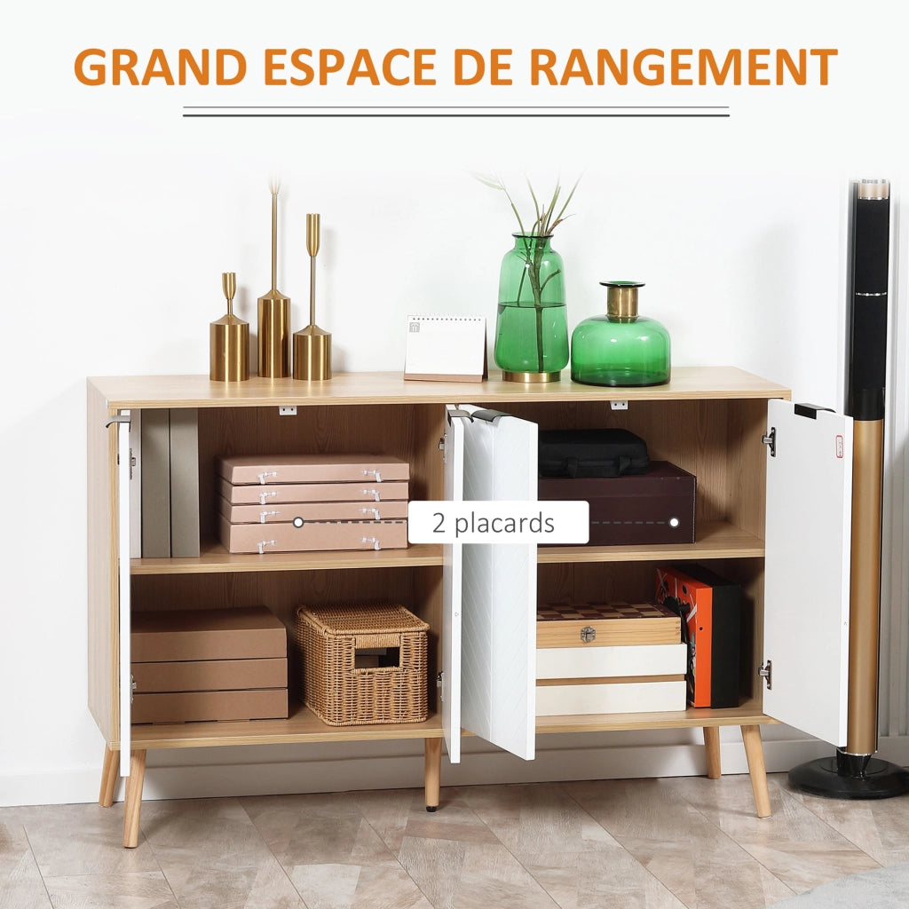 Credenza ¨C Minimal ¨C bianco 120x35x77 cm