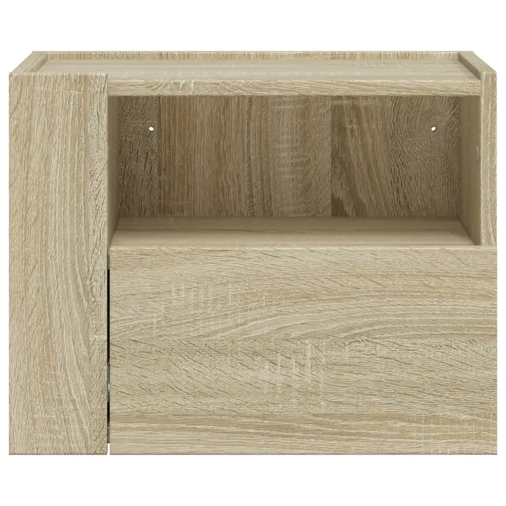 Comodino a Muro Rovere Sonoma 45x30x35 cm 848315