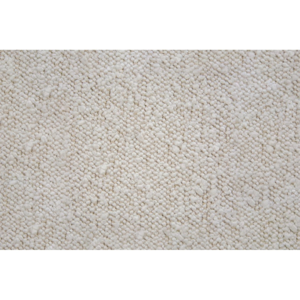 Testiera in tessuto bouclé beige chiaro liscio L160 cm