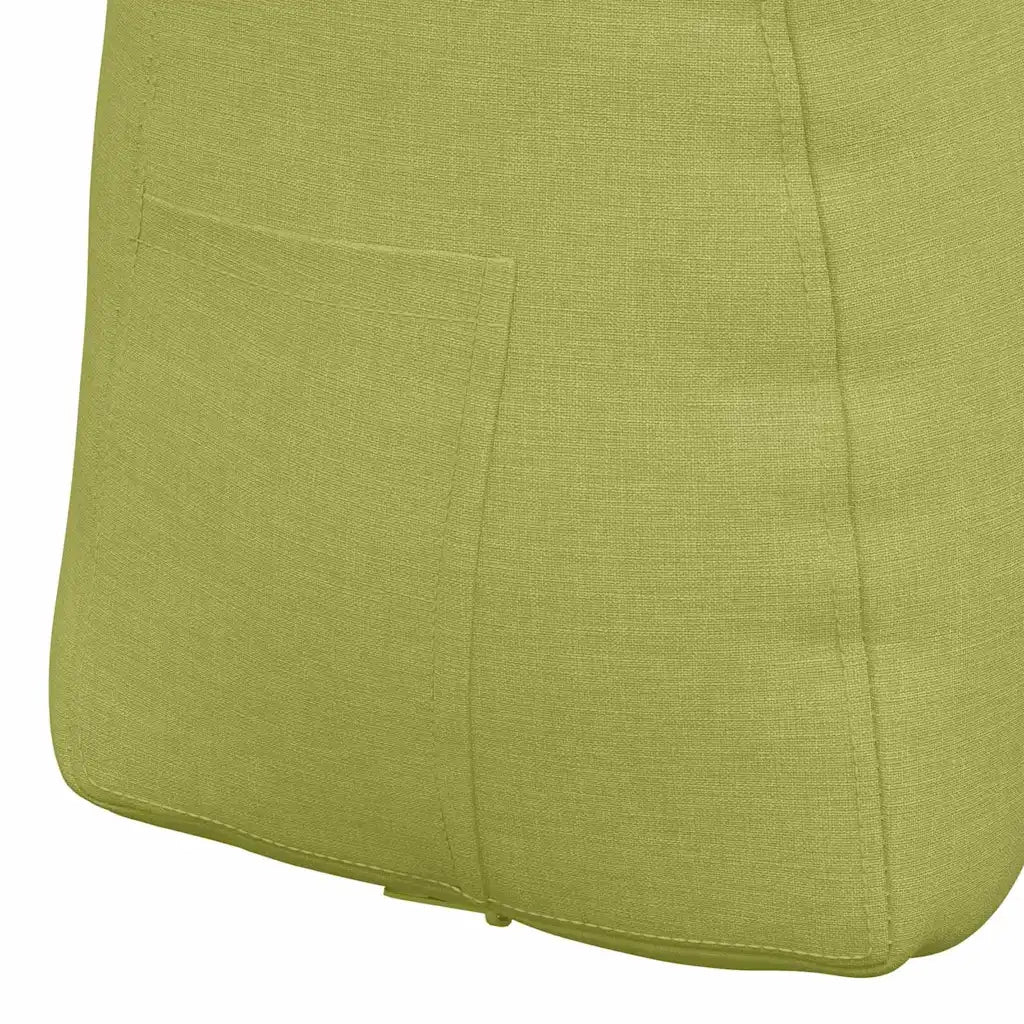 Cuscino per Schiena Verde chiaro 45 x 24 x 50 cm Tessuto 42014364