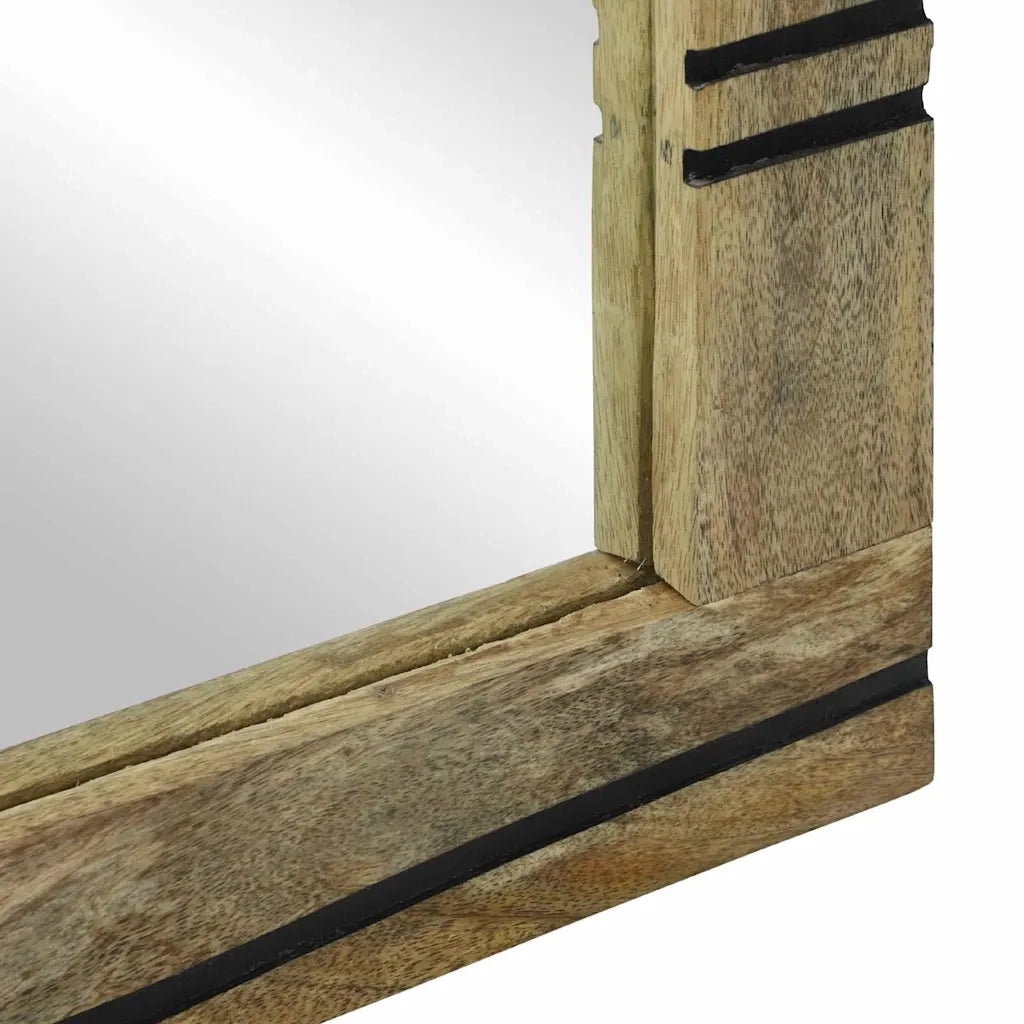 Specchio da bagno con specchio Marrone 70 x 50 x 2,5 cm 4017967