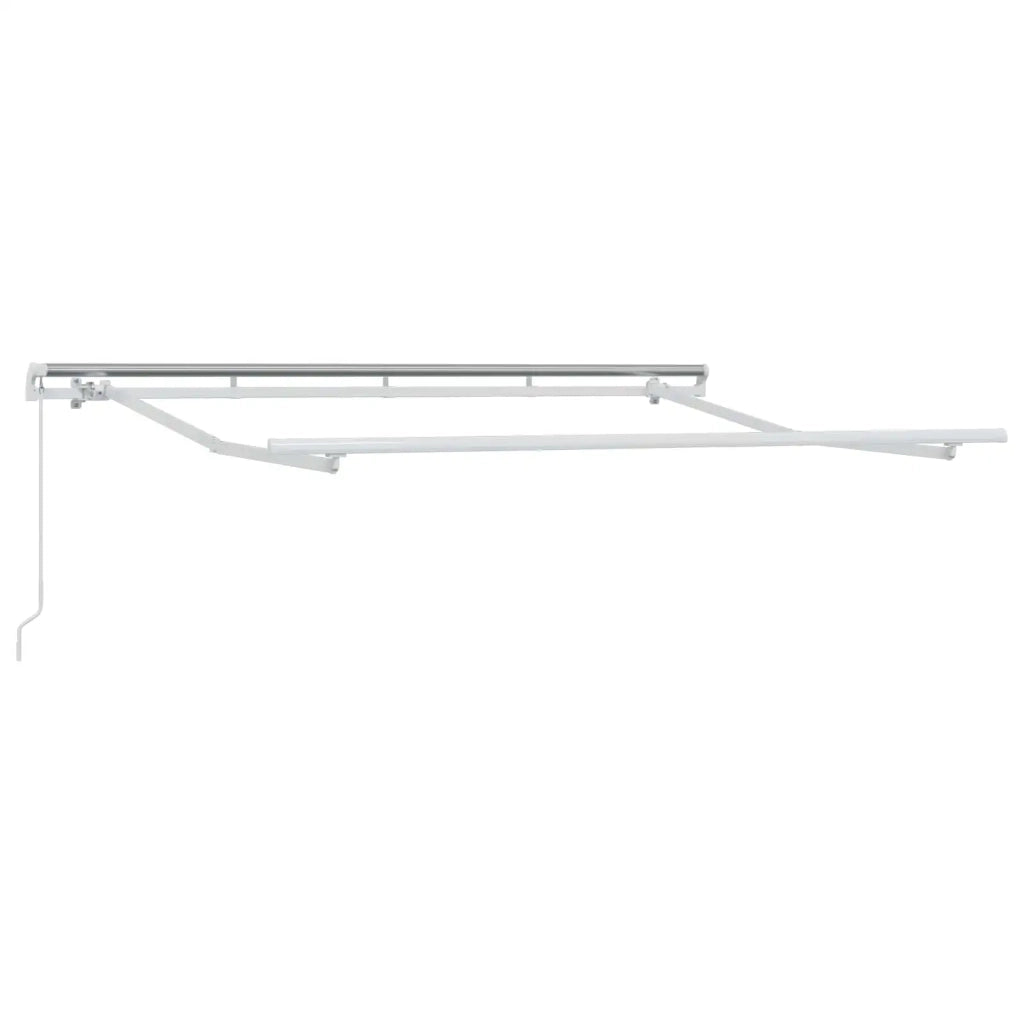 Tenda retrattile Grigio chiaro e bianco 3 x 2,5 m 3425832