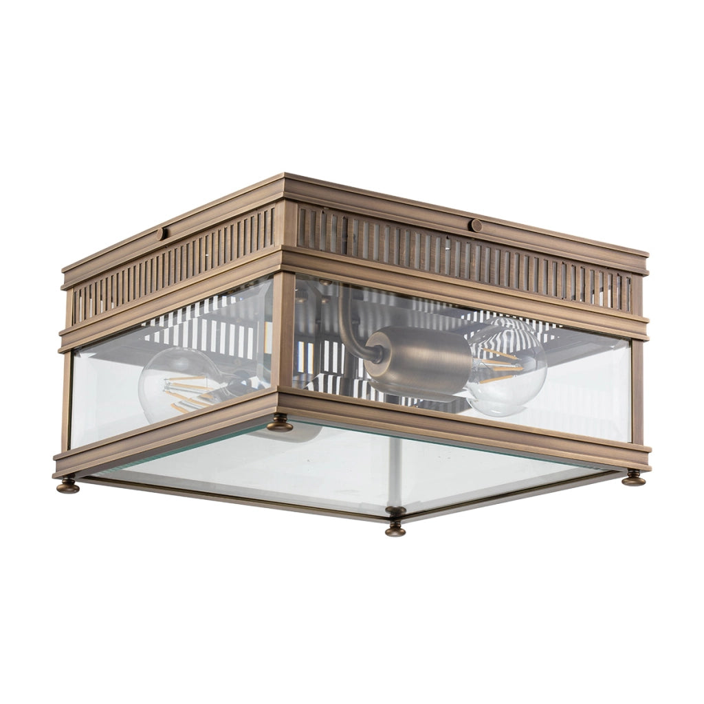 Plafoniera esterna Holborn Elstead E27 bronzo IP44 30cm