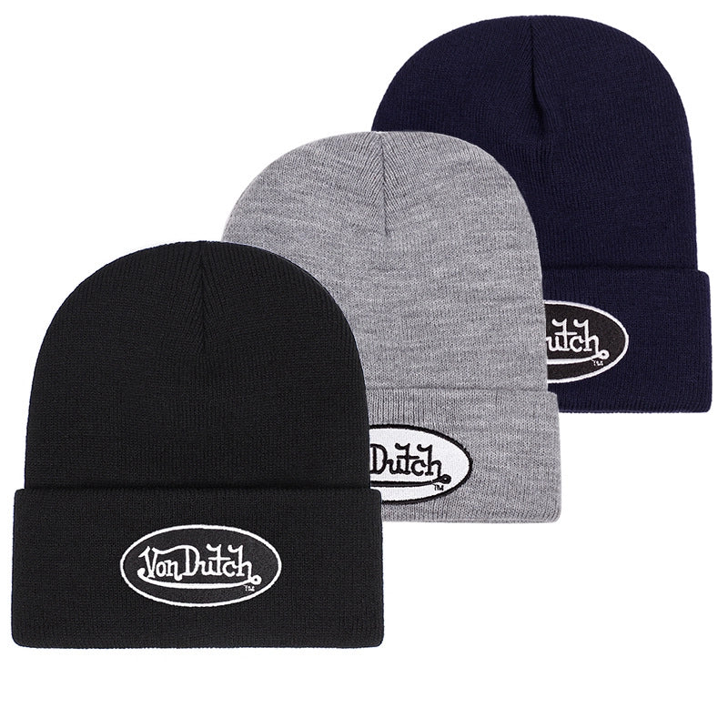 VON DUTCH Cappelli invernali caldi a cuffia Blu