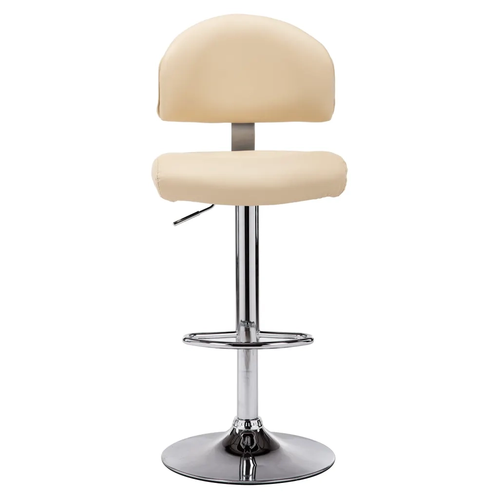 Sgabello da Bar Crema in Similpelle 249648