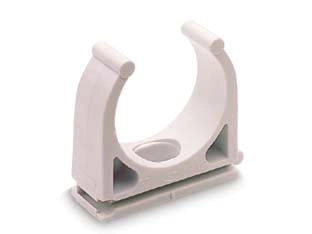 FISSATUBO A CLIPS APERTO PER TUBI FT- - ø mm.16 FT 16 - 100 pezzi FISCHER