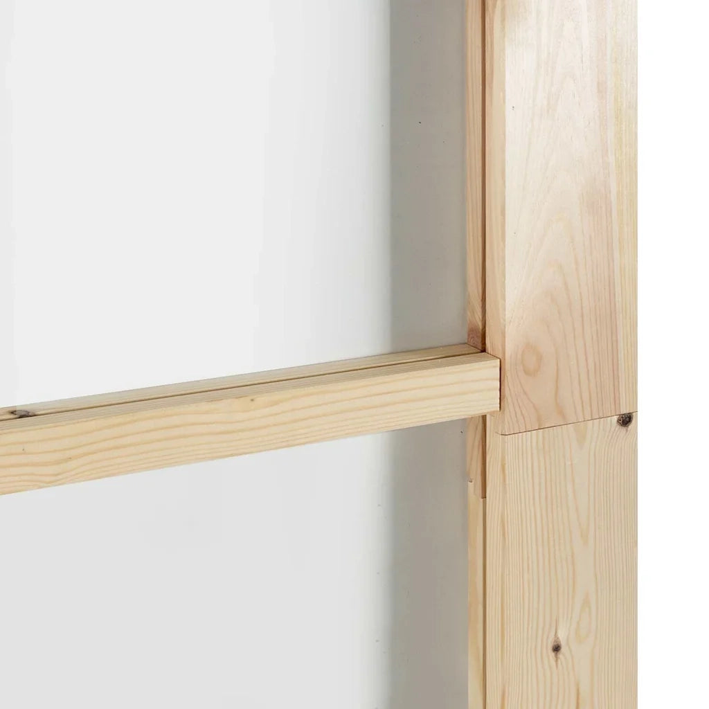 Porta scorrevole Naturale e Nero 93 x 211 cm 3332401