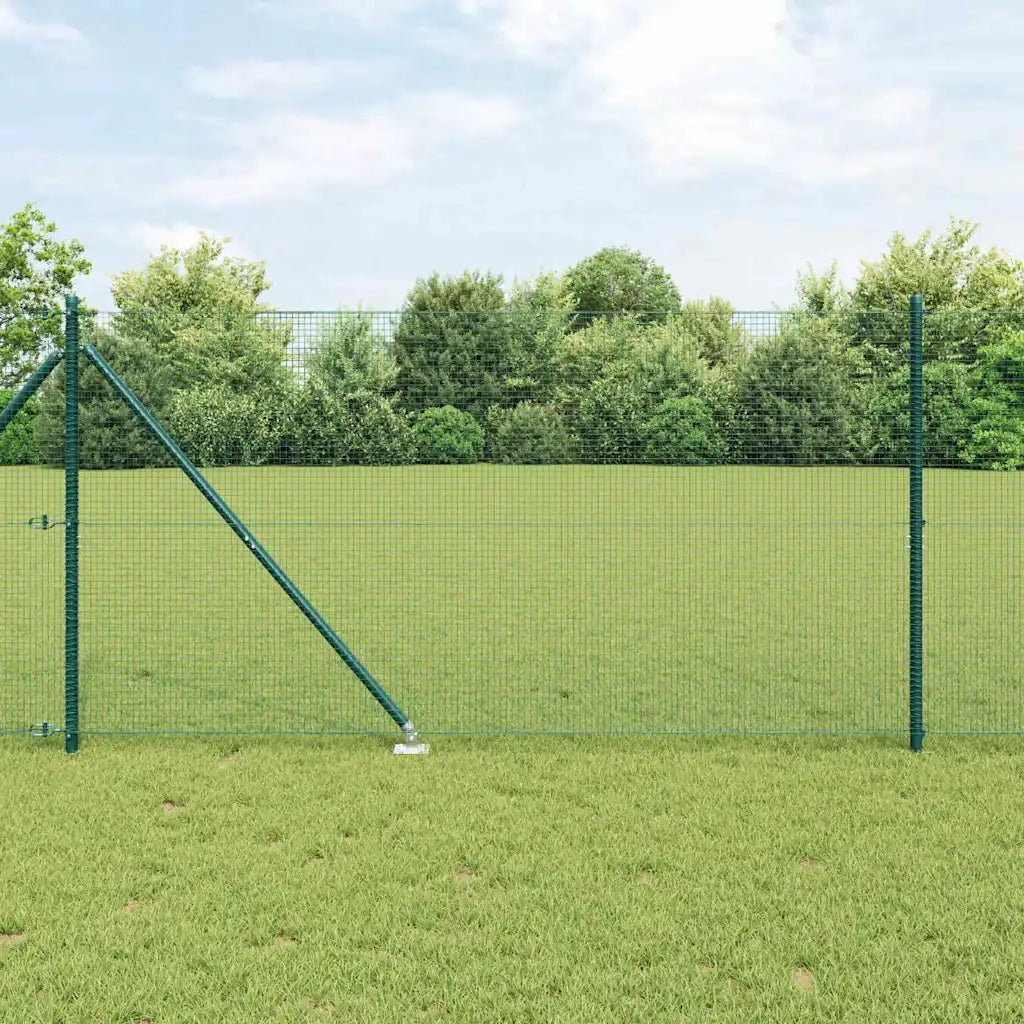 Recinzione da Giardino | Recinzione in rete saldata con punte Acciaio e PVC Verde Rete