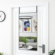 Specchio da Porta-Specchio da Appendere-Specchio Decorativo Nero 50x100 cm in Vetro e Alluminio