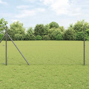 Recinzione Esagonale Grigio 1 x 100 m PVC 42005605