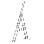Scala Trasformabile Tripla in Alluminio Scorrevole Gierre Formato: 3x10
