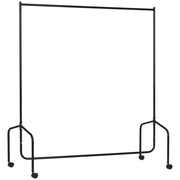 Burro per Abiti con Ruote ¨C zephmum ¨C Nero 150x60x170 cm