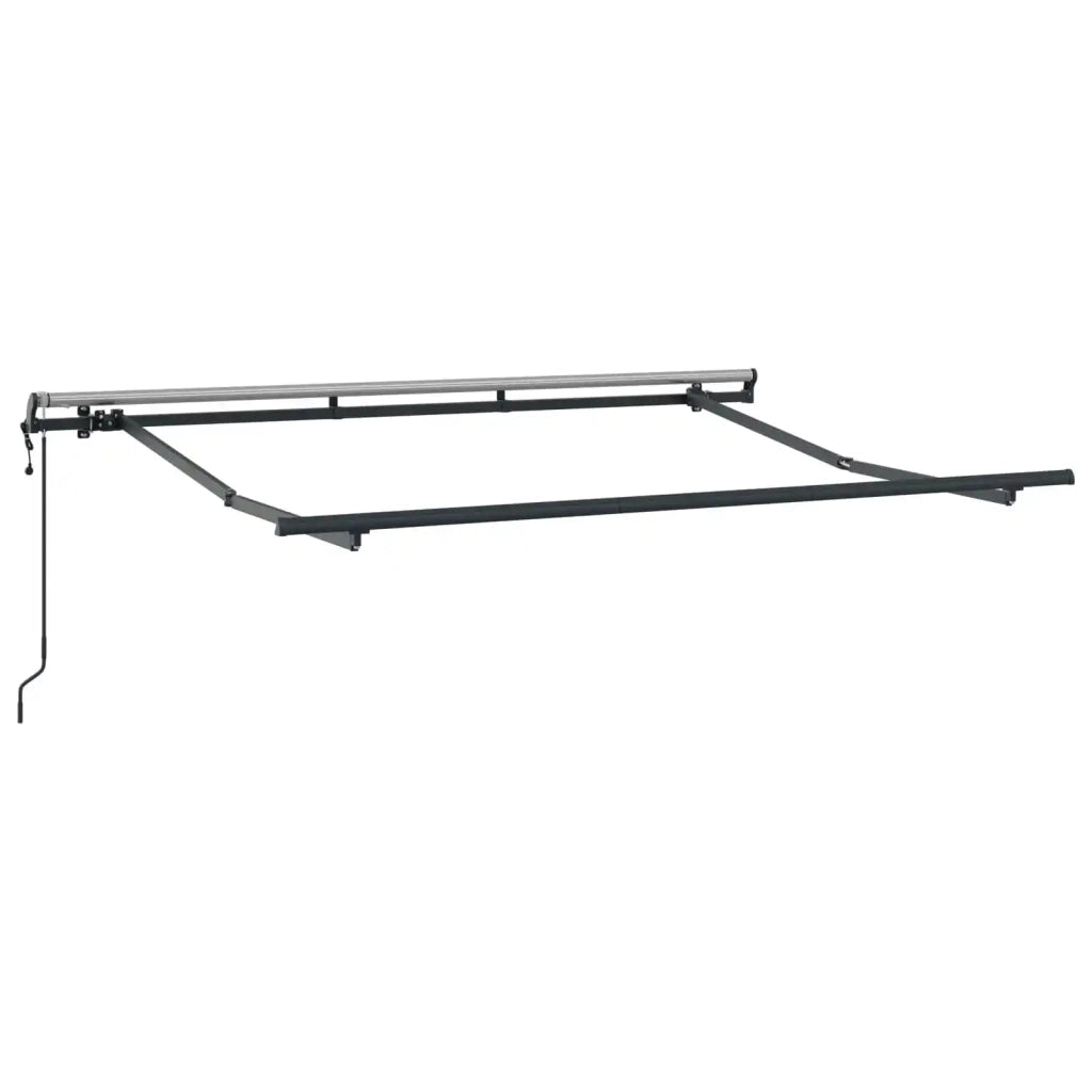 Tenda Retrattile Marrone 350 x 200 cm Tessuto 3329678