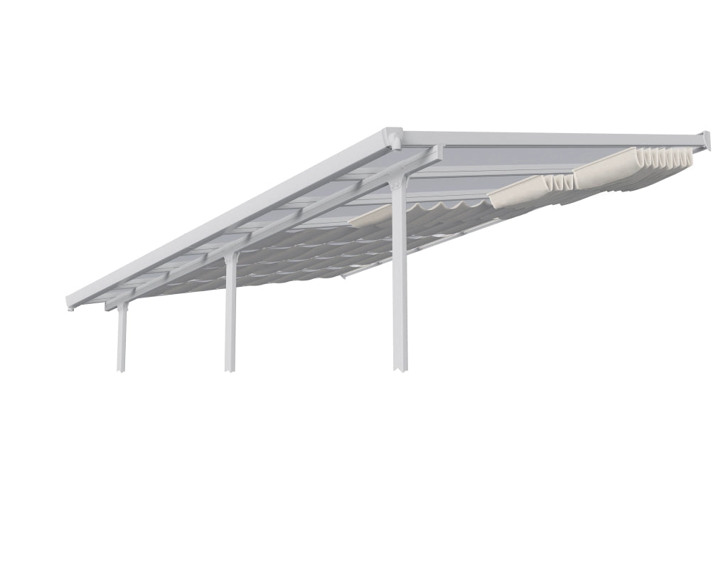 Tenda da Tetto Per la Pergola 3X4.3 m Bianco