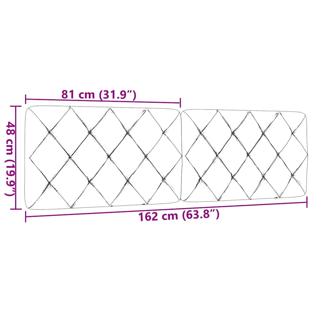 Cuscino Testiera Grigio Scuro 160 cm in Tessuto 4019227