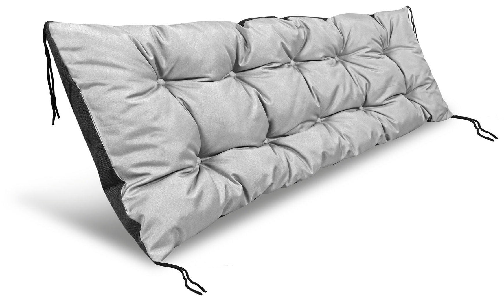 AIO FACTORY Cuscino da giardino impermeabile grigio chiaro 120x40 cm per panca in pallet