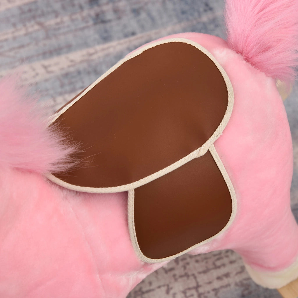 Cavallo a Dondolo per Bambini con Suoni ¨C Minimal ¨C Rosa
