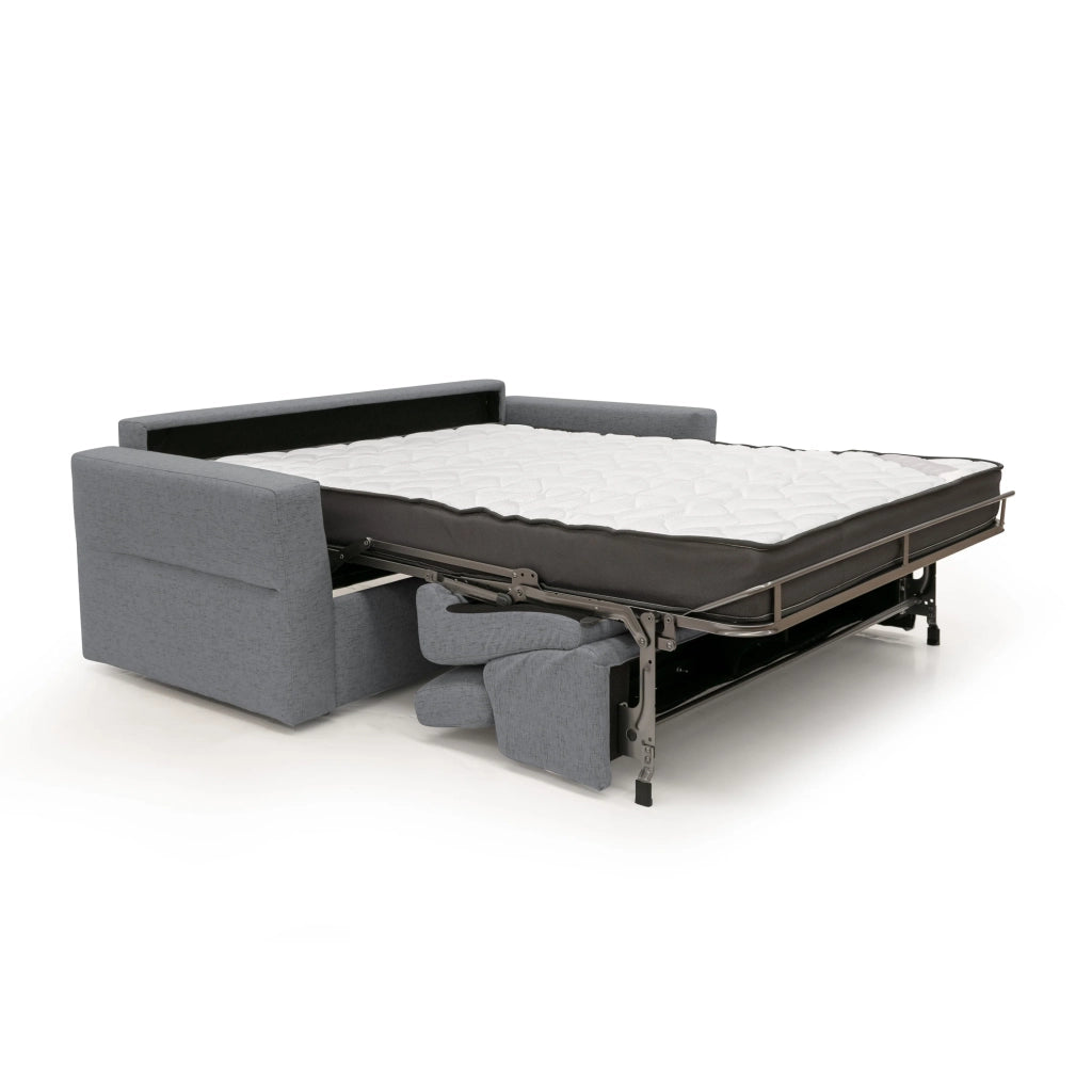 Avalon Divano letto con materasso H18 180 cm (mat. 120x197 cm) grigio