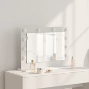 Specchio da Vanità Rettangolare Bianco 60 x 45 x 18 cm 868309
