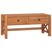 Mobile TV multimediale scaffale TV credenza mobile TV sala da pranzo soggiorno camera da letto 100 x 40 x 45 cm legno di teak marrone 02_0025532